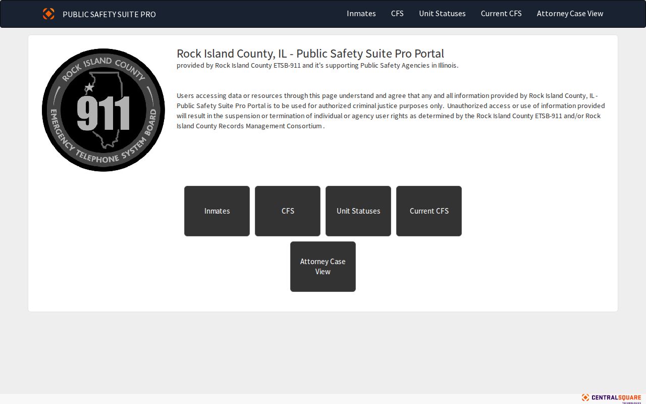 Rock Island County recent arrest roster search fields